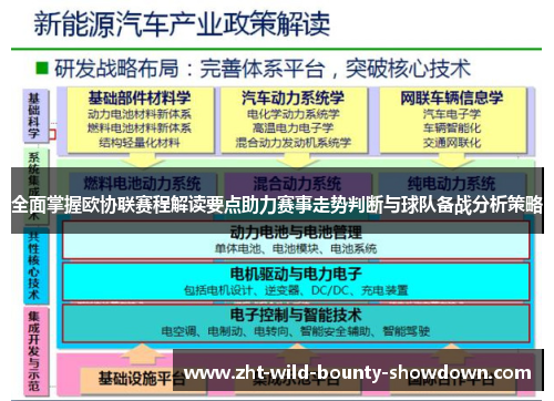 全面掌握欧协联赛程解读要点助力赛事走势判断与球队备战分析策略